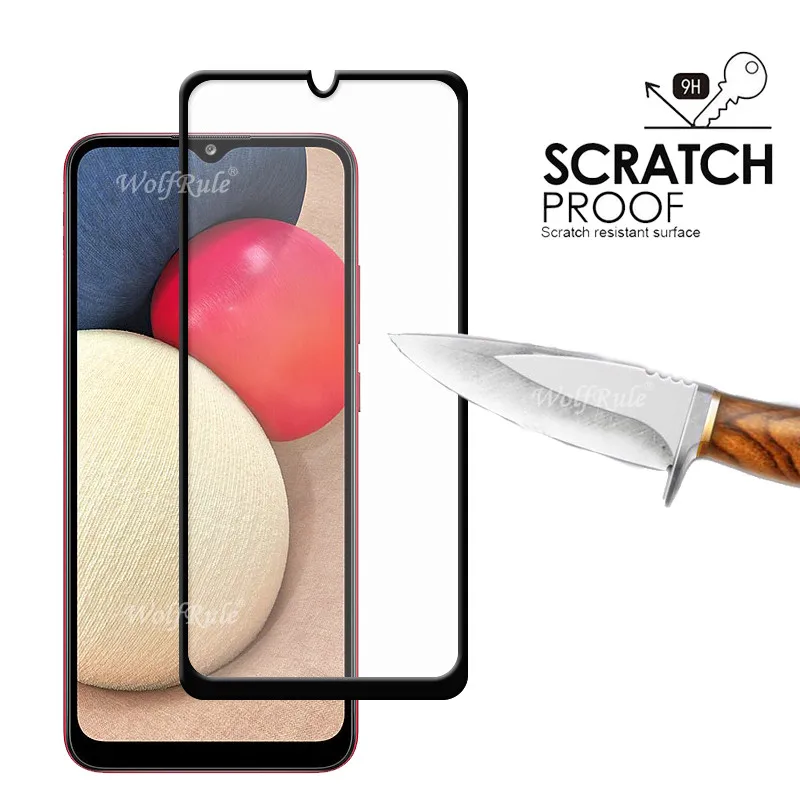 4 in 1 for samsung galaxy a02s glass for samsung a02s tempered glass hd screen protector for samsung a51 a71 a12 a02s lens glass free global shipping