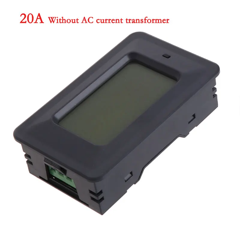 2020 Новинка 20/100a AC LCD цифровая панель мощность Ватт метр монитор напряжение кВтч