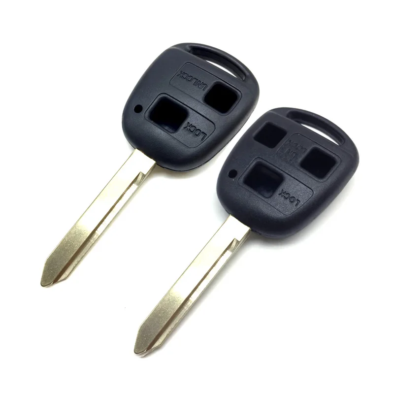 

2 шт./лот, 3 кнопки, Сменный Чехол для Toyota Yaris Carina Avensis и т. д., чехол для дистанционного ключа, uncut toy47