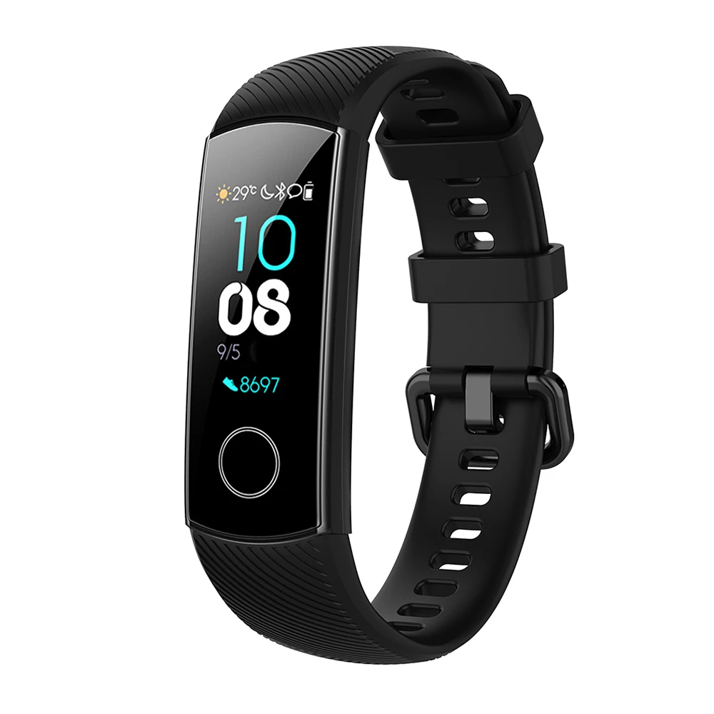 Смарт-часы аксессуары для Android IOS силиконовый регулируемый браслет спортивный