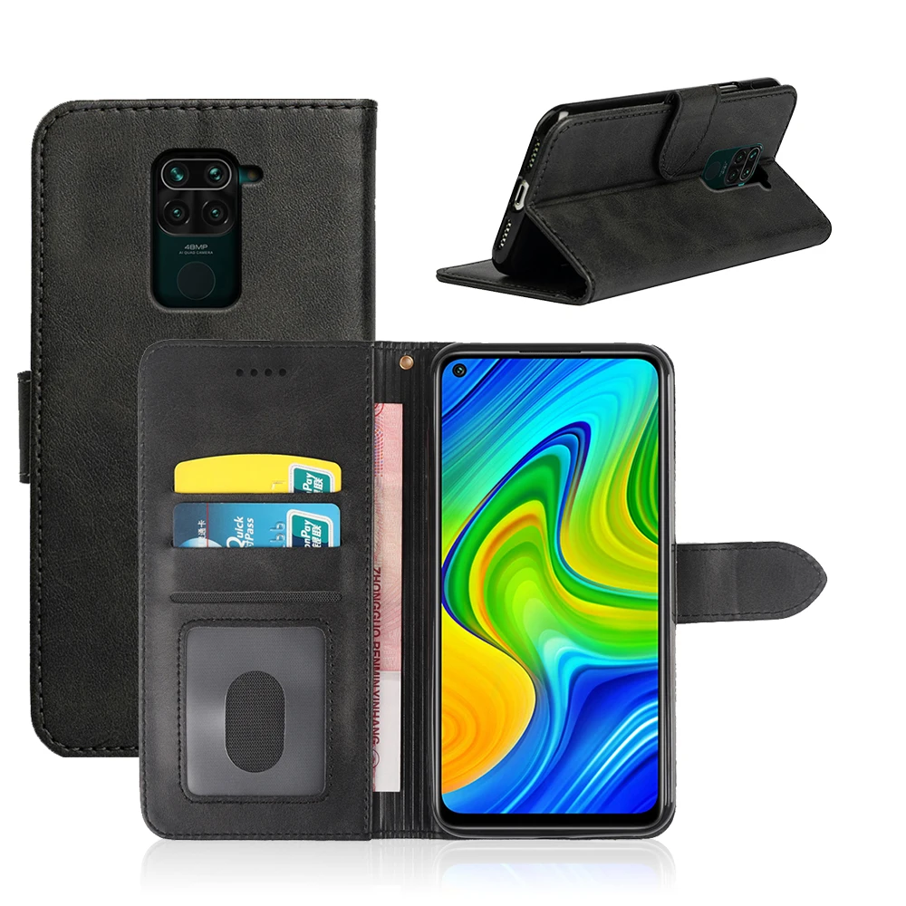 

ROEIM For Xiaomi Redmi Note 9 Hot Sale 6 Colors Flip PU Leather Case Photo Frame Phone Case Full Protective
