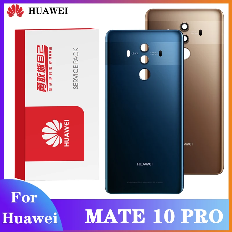Оригинальная крышка батареи для Huawei Mate 10 Pro стекло задняя запасные Запасные части