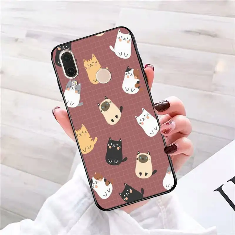 Babaite Cute cat Customer High Quality Phone Case Phone Case For Redmi note 8 8Pro 8T 6pro Redmi 8 7A 6A Xiaomi mi 8 9