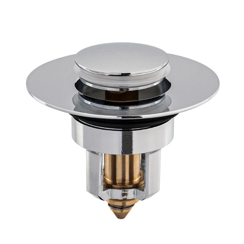 

Universal Bathroom Wash Basin Drain Filter Bounce Core Kitchen Brass Sink Strainer Hair Catcher Anti-clogging Stopper