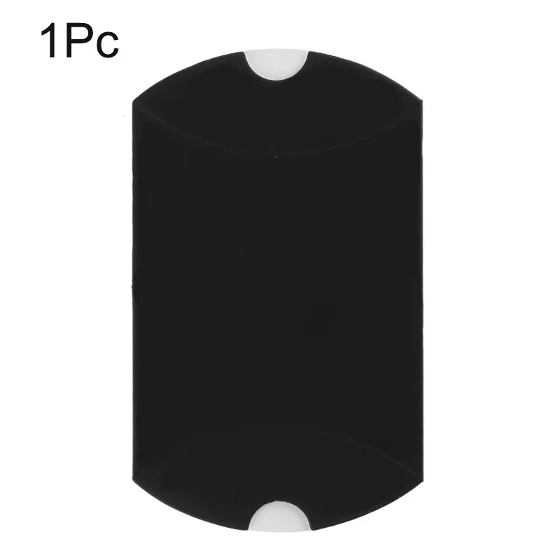 1Pc black 10 шт./компл. Красочные крафт-бумаги Бумага конфеты в подарочной коробке сумка свадебный подарок душа ребенка благоприятствует День рождения Рождественские упаковочные материалы - Цвет: 1Pc black