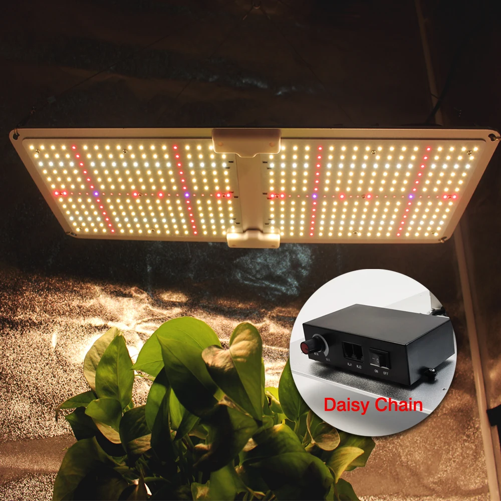 

LED Full Spectrum Grow Light Quantum Tech 3000K Samsung LM301D Dimmable IP65 Waterproof Indoor Sunlight Plants Grow Tent Lamp