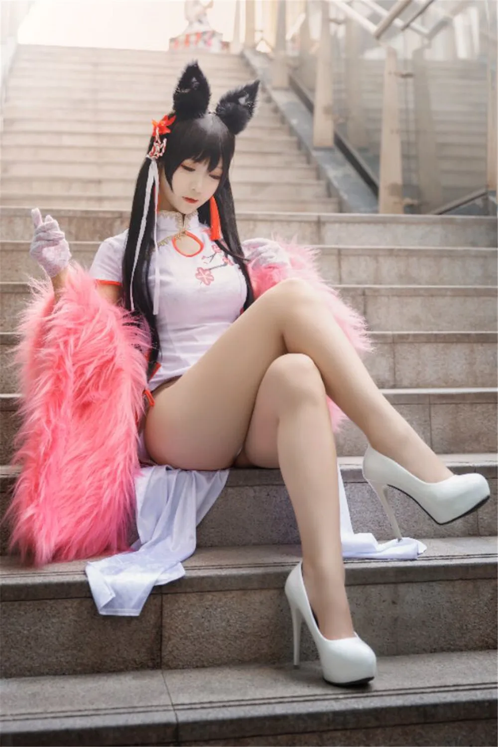 

Игра косплей Азур Лейн эдн Атаго уши Хэллоуин Карнавал вечерние косплей аксессуары подарки игрушки детвечерние подарки на Хэллоуин