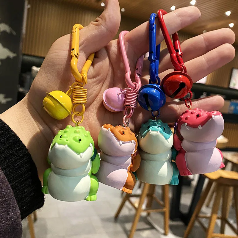 

Cartoon Big Mouth Crocodile Keychains Cute Silicone Key Chain Lovers Men And Women Handbag Ornaments Bag Hanging Key Ring Gift