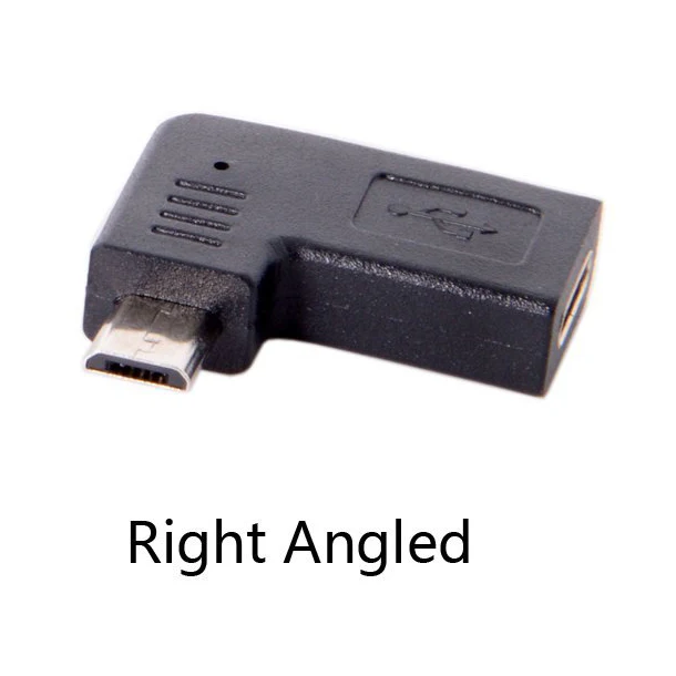USB-C Type-C Женский Micro-USB 2 0 5Pin адаптер для передачи данных 90 градусов левый и правый