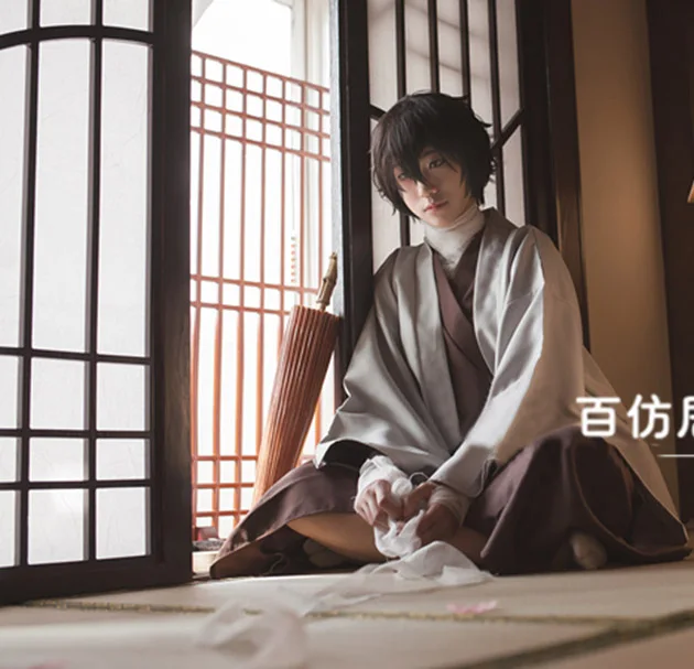 Кимоно для косплея Осаму из аниме бродячие псы дазай | Тематическая одежда и