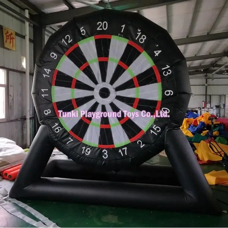 Новый дизайн надувная футбольная Дротика Двухсторонняя доска для игры в
