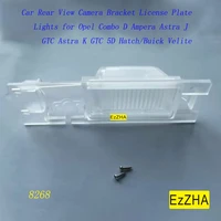 car rear view camera bracket license plate lights for opel combo d ampera astra j gtc astra k gtc 5d hatchbuick velite