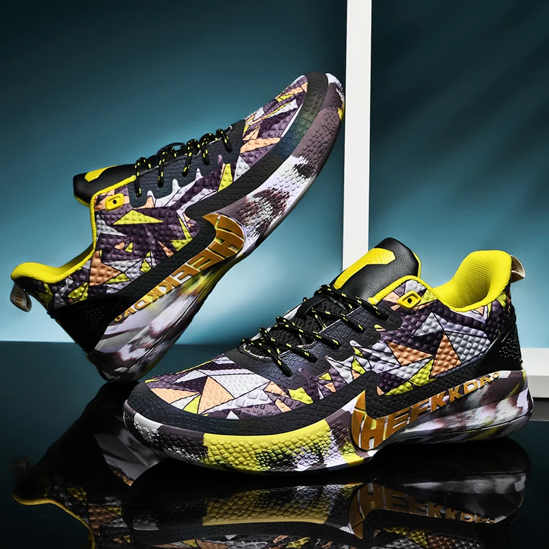 

Men's Women's Basketball Sneakers Large Size High-top Breathable Mesh Upper Rubber Sole Trendy Men Women Running Casual Shoes