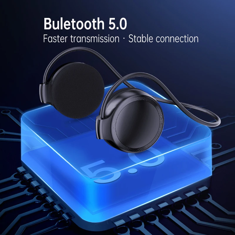 Музыкальный плеер с 32 Гб TF картой MP3 Bluetooth 5 0 беспроводные наушники громкой связи 40