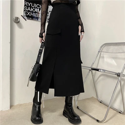 2020 новая ранняя Осенняя юбка для похудения с высокой талией красивая