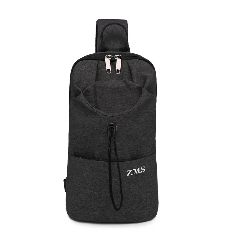 

Fashion Leisure Adjustable Canvas Man Shoulder Bag Travel Outdoor Wearproof Portable Solid Color Handbag Tote