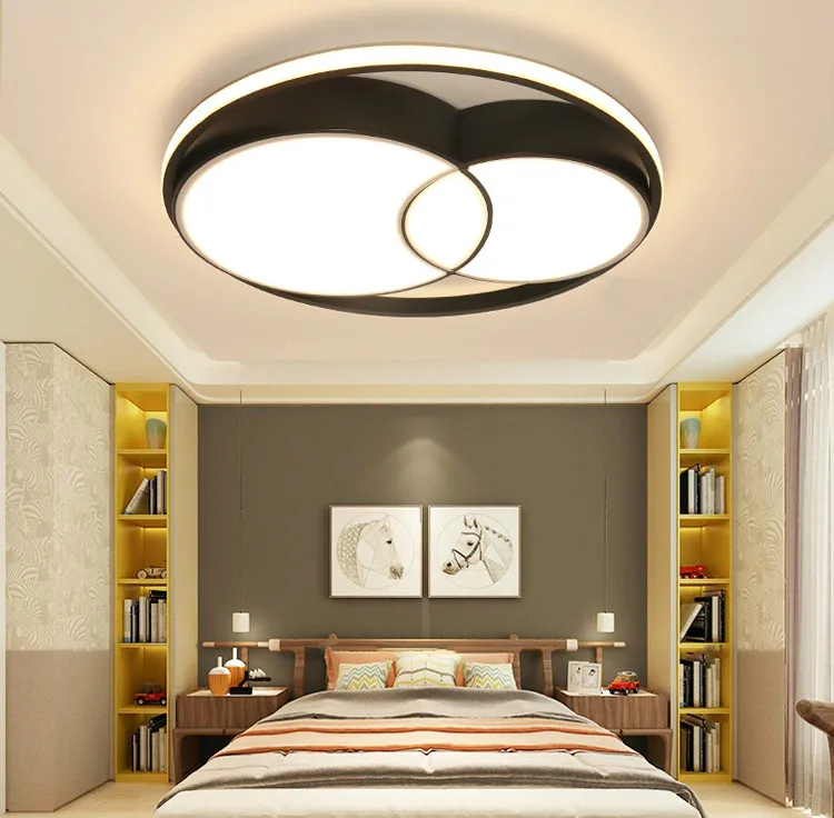 Modern Dimmable Led Ceiling Lights Living Room Remote Control Bluetooth Smart Leiling Lamp | Лампы и освещение