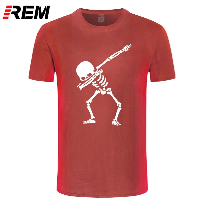 Мужская футболка в стиле хип хоп REM черная панк с принтом черепа|skull t shirt|t shirtshirt men