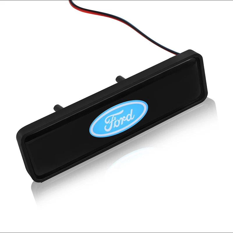 1 шт. ABS Хромированная передняя капот решетка эмблема значок светодиодный