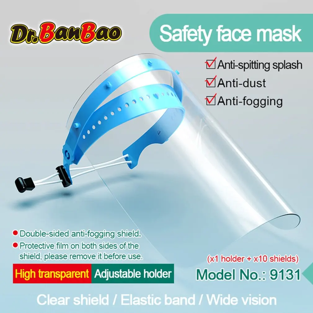 Medical Mask Pet / Polyester Multi-Function Anti-Dust And Anti-Fog Face Protection Isolation 1 Set |