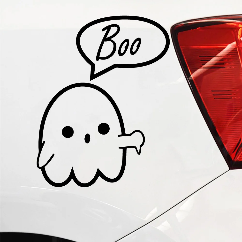 

Cartoon Cute Ghost Boo Car Decal Car Body Window Auto Decoration Car Styling Stickers And Decals