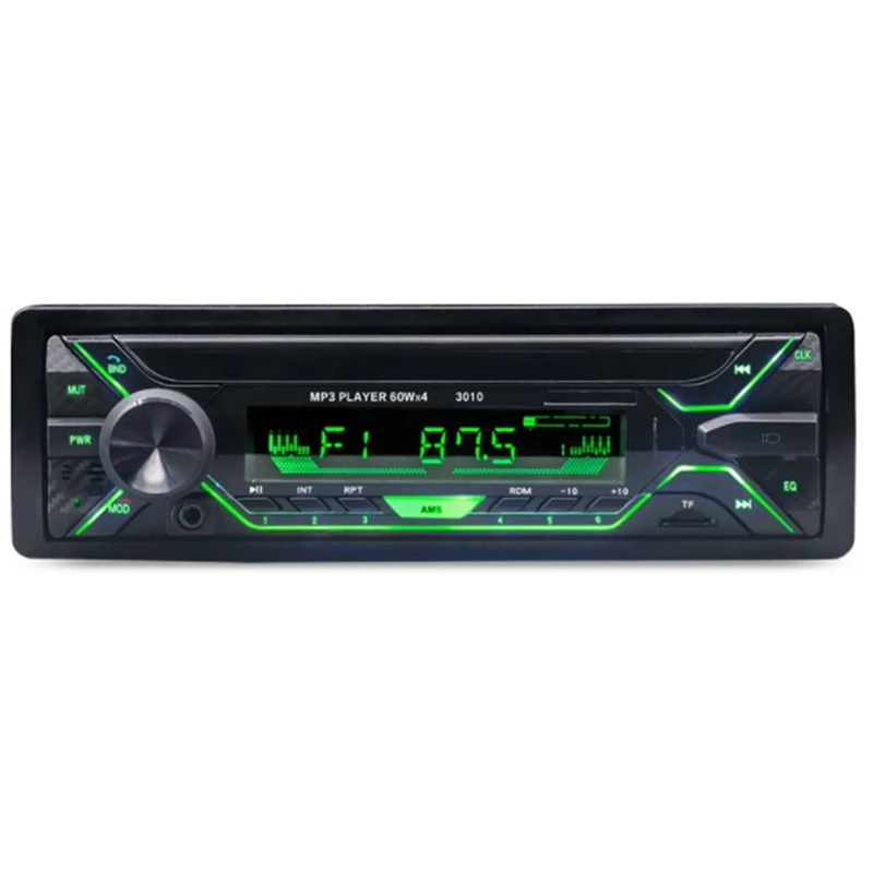 

Car Stereo Radio,Mp3 Audio Player Single Din,Bluetooth Audio And Hand-Free Calling,Built-In Microphone USB Port Aux-In
