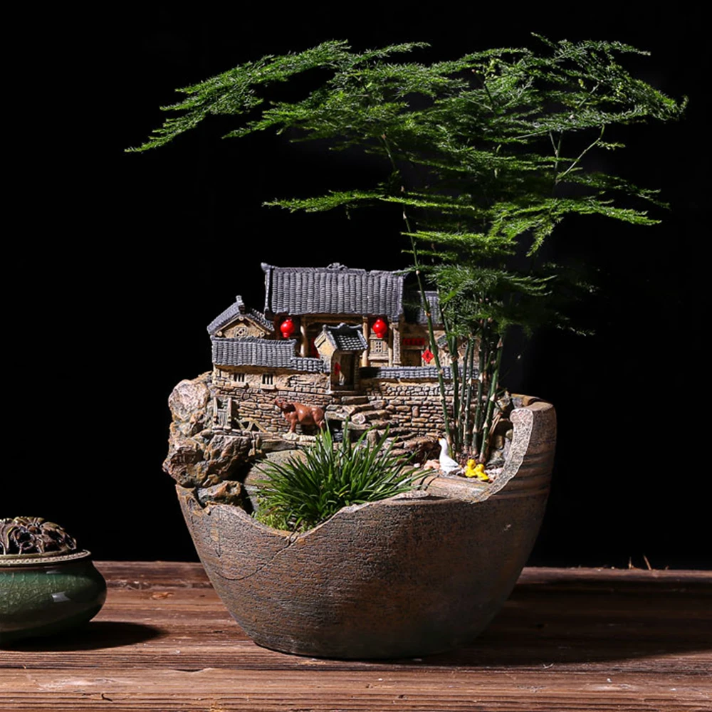 Китайский Старый Стиль сельской местности строительное проектирование смолы