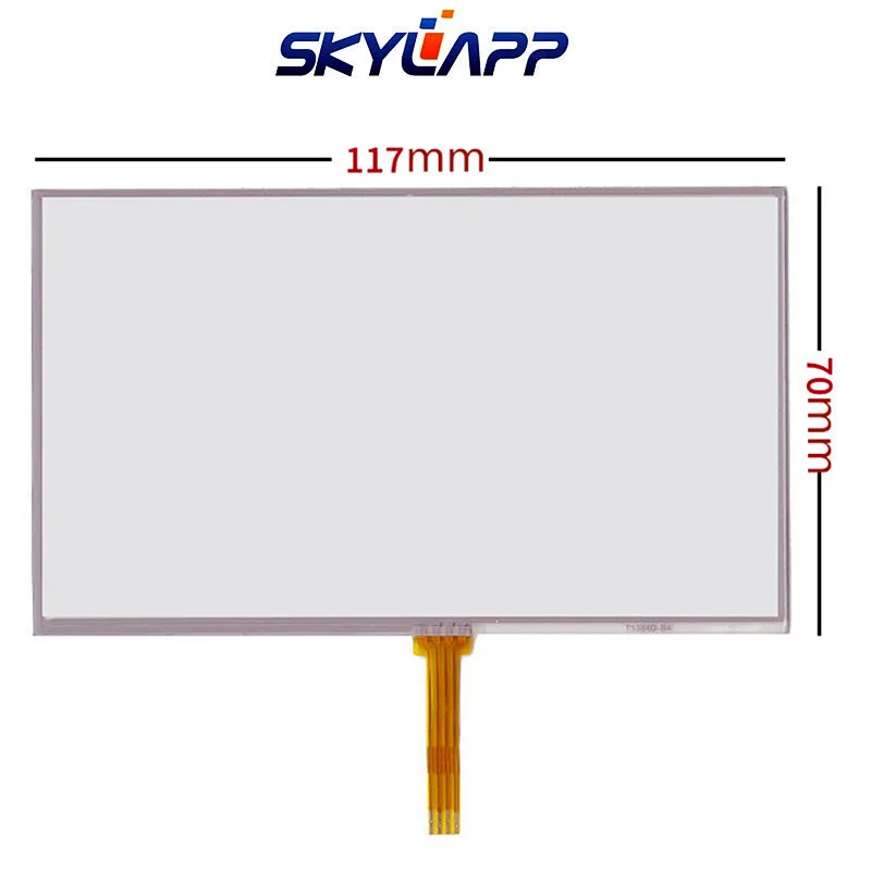 Новинка 5 дюймовая 4 проводная сенсорная панель для HSD050IDW1 AT050TN33 TN43 117 мм * 70 MP4 GPS