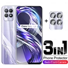 Гидрогелевая пленка 3 в 1 для Realme 8i, Защита экрана для OPPO Realme 8i Realmy 8i Realmi 8i, Защитная пленка для объектива камеры, не стекло