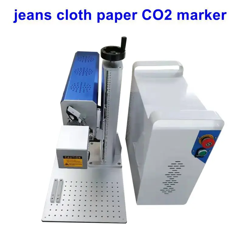 Сплит стол портативный тип 30 Вт 50 волоконно углеродная лазерная маркировочная