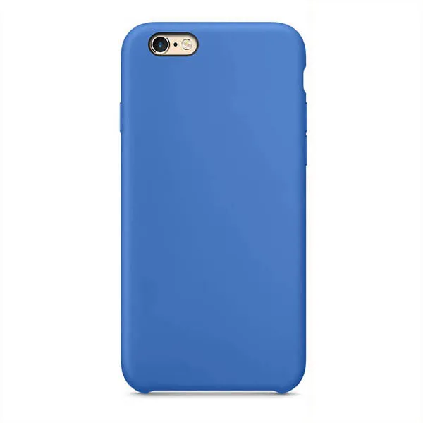 Royal Blue Официальный силиконовый чехол для iPhone 7 8 Plus, задняя крышка с логотипом для Apple iPhone 11 Pro XR X XS MAX 6 6S PLUS, чехол - Цвет: Royal Blue
