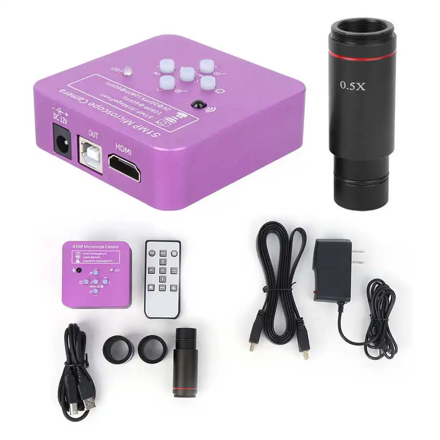 51MP Тринокулярный бинокулярный стерео электронный окуляр видео микроскоп камера