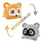 Двухстороннее выражение флип Единорог Тигр игрушка кукла милые плюшевые животные наполнение Игрушка аксессуары для дома детский подарок на день рождения игрушка