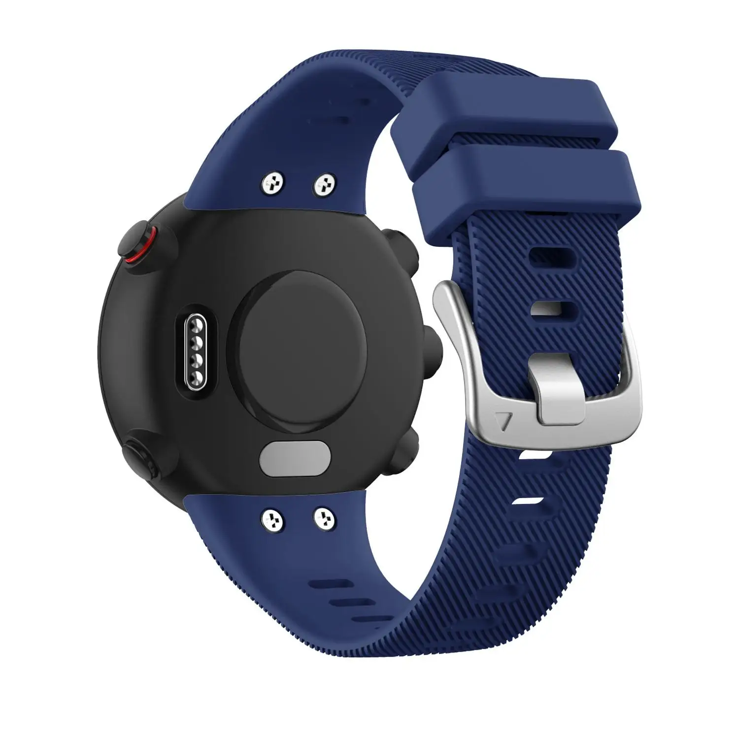 Midnight blue Силиконовый ремешок для Garmin Forerunner 45 45 s, умный ремешок для часов, спортивный сменный Браслет, цветной браслет Correa с инструментом - Цвет: Midnight blue