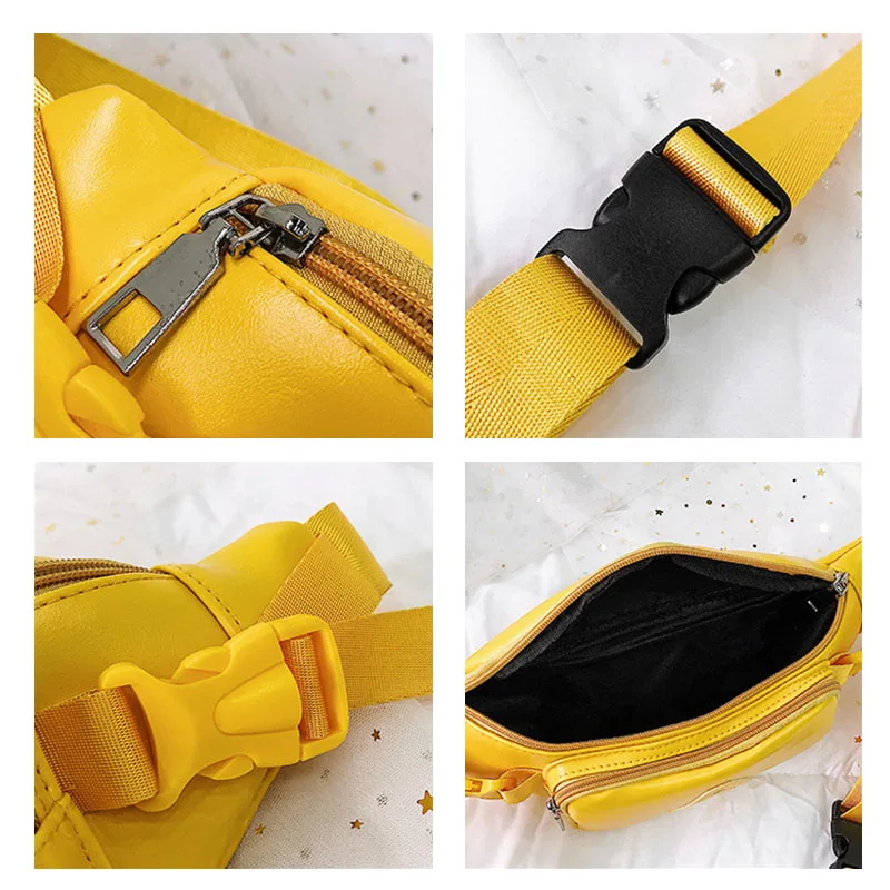 Guarder New Solid Color Banana Bag Letter Print Waist For Women Lady Waterproof Belt Female Fanny Pack GUA0066 | Багаж и сумки