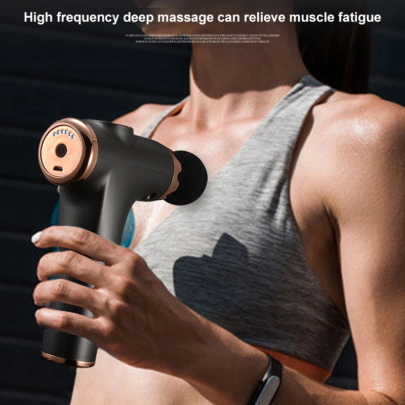 

Deep Tissue Muscle Massage Gun Body Massager Exercising Athletes Relaxation Shaping Pain Relief USB Charge 6-speed Adjustment