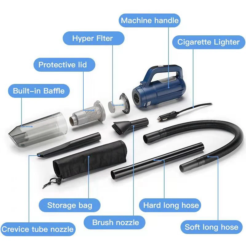 TAMONG HOME portable wireless car or interior vacuum cleaner mini dust collector Dust removal / inflation 3 functions | Бытовая техника