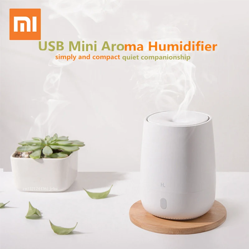 

Xiaomi Mijia Youpin HL Portable USB Mini Air Aromatherapy Diffuser Humidifier Quiet Aroma Mist Maker 7 Light Color Home Office