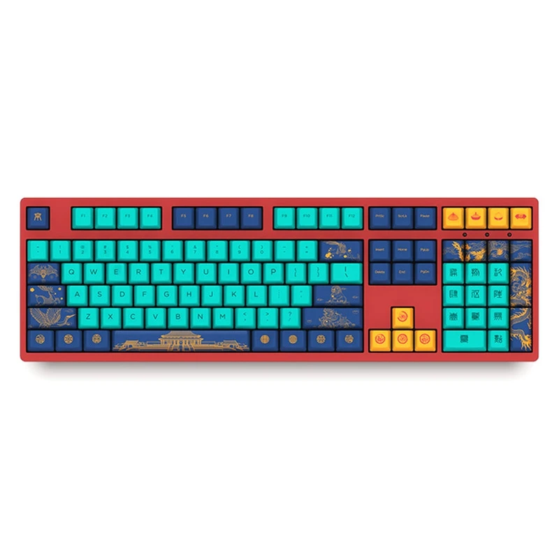 Akko Пекин 3108 V2 108 ключ PBT Keycap тип c Проводная Механическая игровая