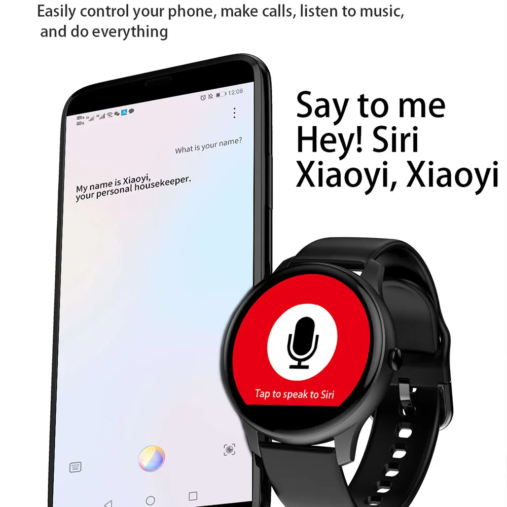 Умные часы V10 с Bluetooth мужские и женские водонепроницаемые Siri для телефонов Xiaomi