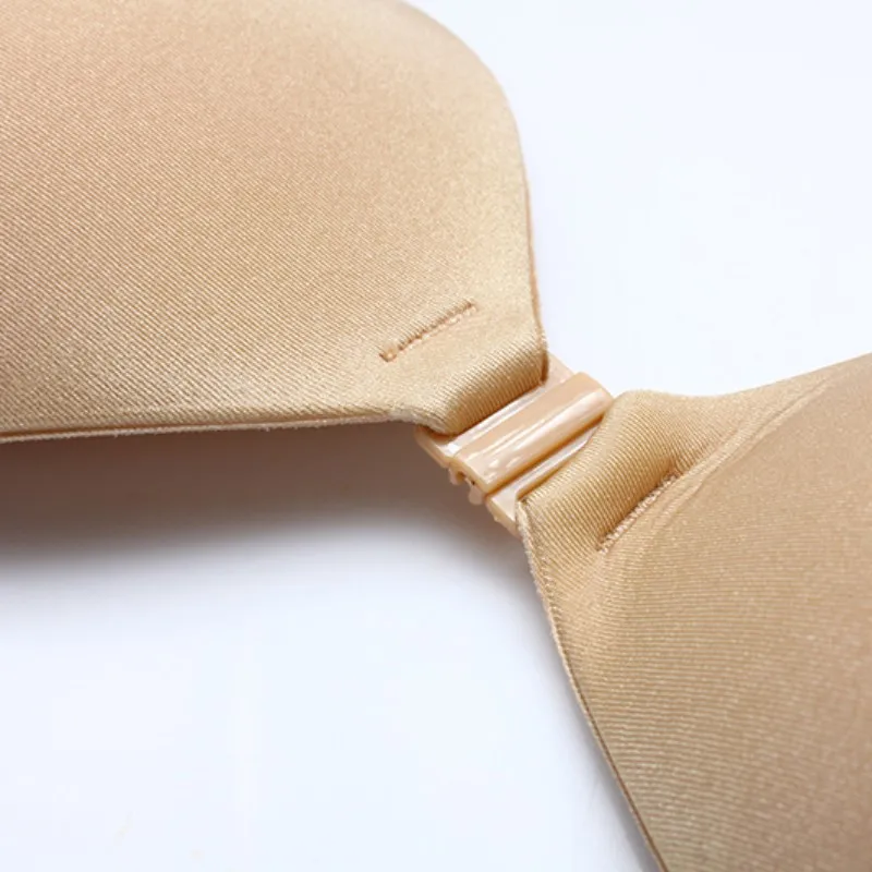 

1 PC Invisible Bras For Women Sexy Lingerie Seamless Silicone Sticky Bralette Strapless Front Closure Push Up Bra Wedding New
