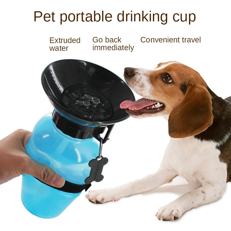 

Pet Dog Drinking Water Bottle Sports Squeeze Type Puppy Cat Portable Travel Outdoor Feed Bowl Drinking Water Jug Cup Dispenser