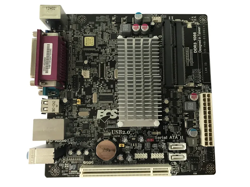 Mini itx Intel atom D2550 1.86HGZ cpu x86 atom mini itx материнская плата COM с поддержкой системы XP, WINDOWS 7