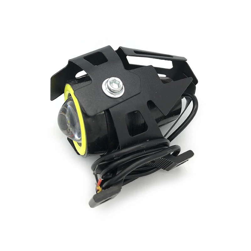 

Motorcycle LED Headlight Driving Moto Spotlight w/ Switch MINI U7 Fog Spot Head Light Angel Eye Devil Eye Decorative Lamp