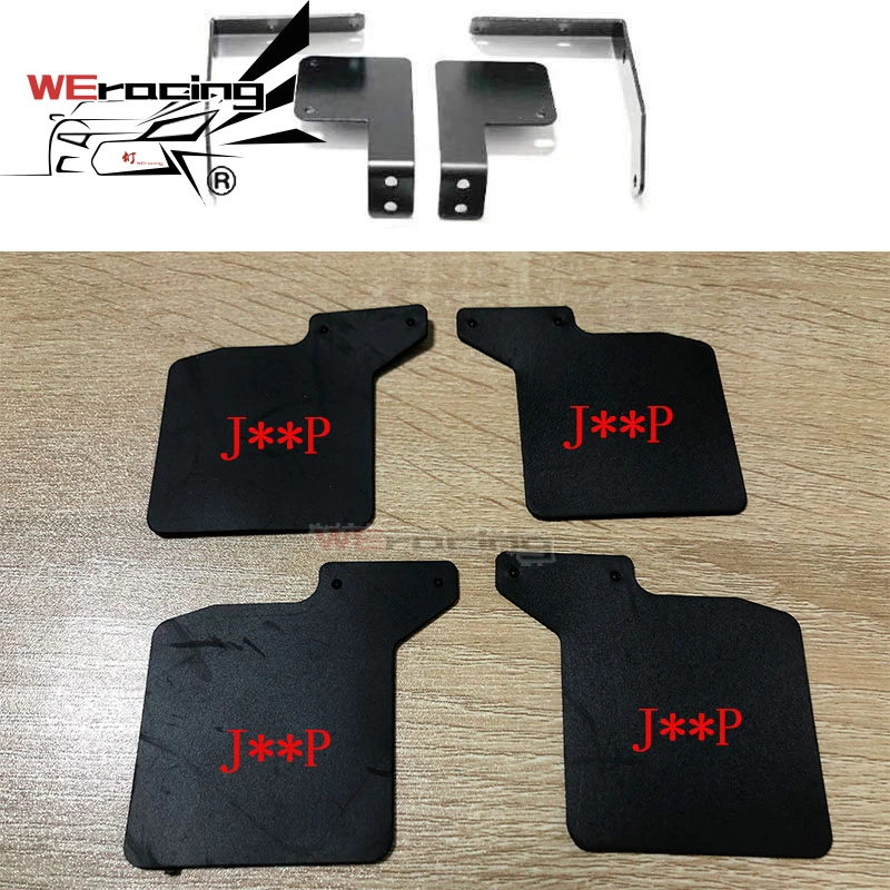 TRX4 Front &amp Rear Mud Flaps Rubber Fender Mudguard for 1/10 RC Rock Crawler Truck TRX-4 D110 Accessories | Игрушки и хобби