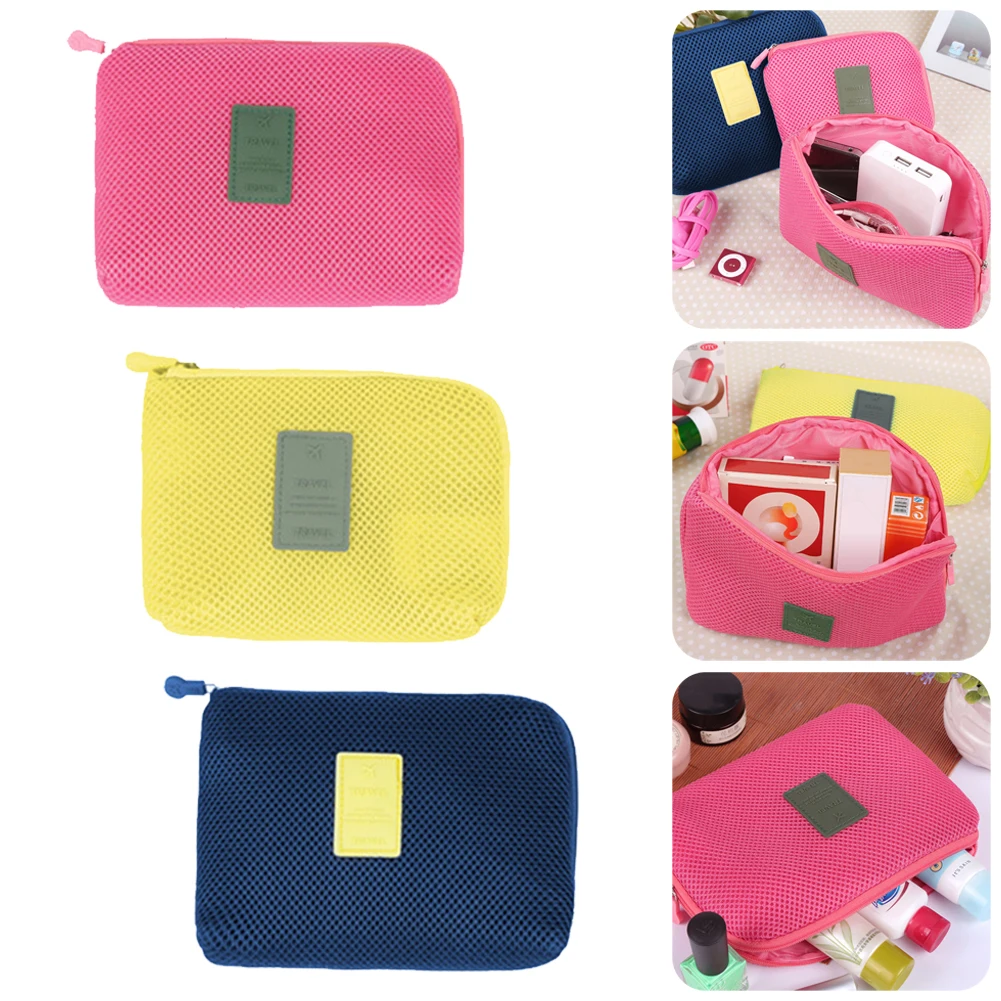 

Portable Storage Bag Zipper Pouch Business Travel Cosmetic Storage Bag Multi-funtion For Home Travel Organizer Storage Bags