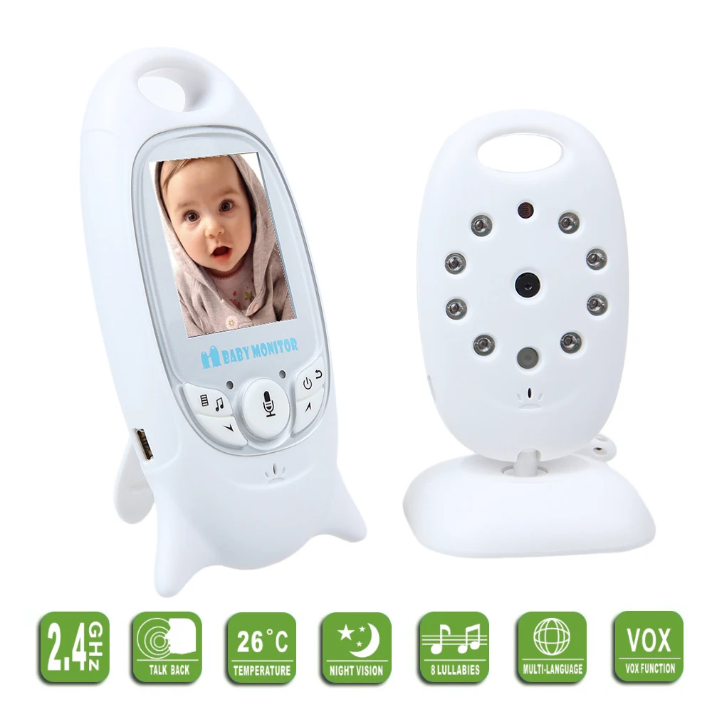 Беспроводная камера видеонаблюдения 2 4 ГГц ЖК экран 0 дюйма двусторонняя связь ИК