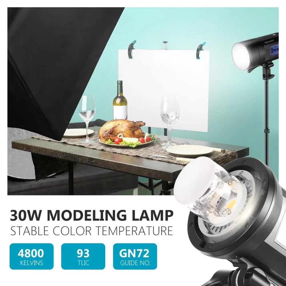 Беспроводная дистанционная система Neewer AD400Pro 400 Вт GN72 с питанием от батареи ttl HSS 2 4