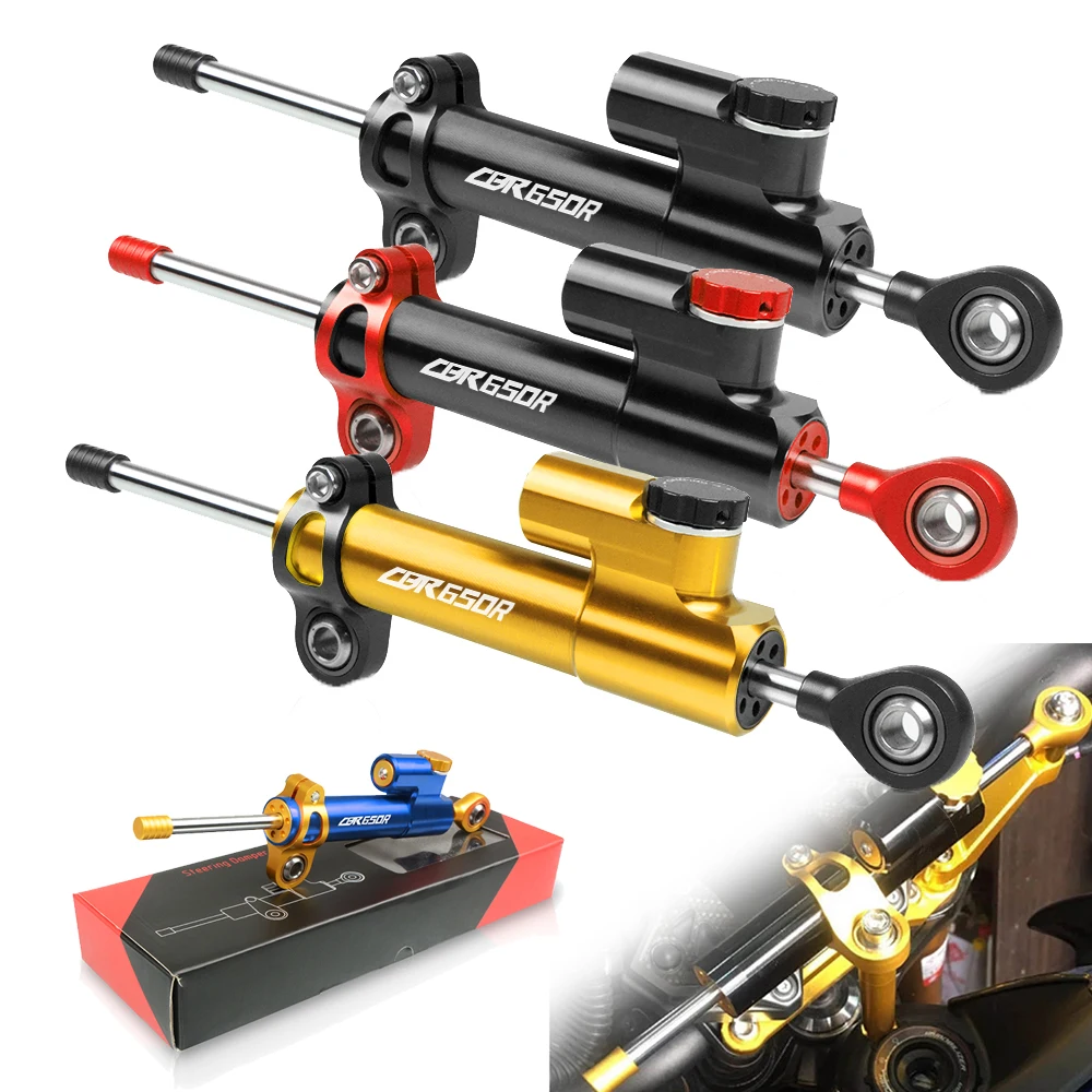 Универсальный Регулируемый рулевой демпфер для мотоцикла стабилизатор Honda CBR650R