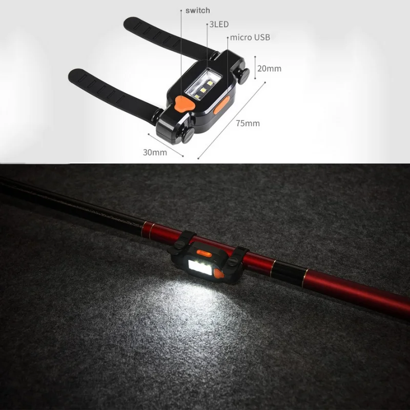 

Gravity Induction Bait Lamp Night Fishing Pull Bait Off Fish Induction Lighting Rechargeable Fishing Tackle Lamp